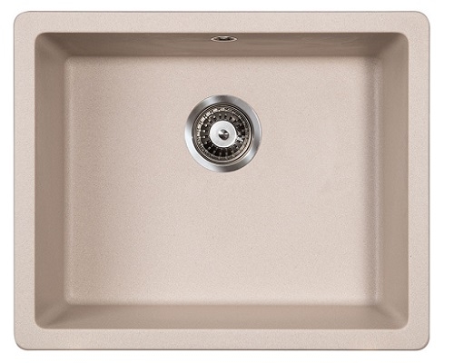 X QUADRO U 50 GRANIT SUDOPER BEŽ PODGRADNI 57x47x20cm/sa sifonom fi 90mm